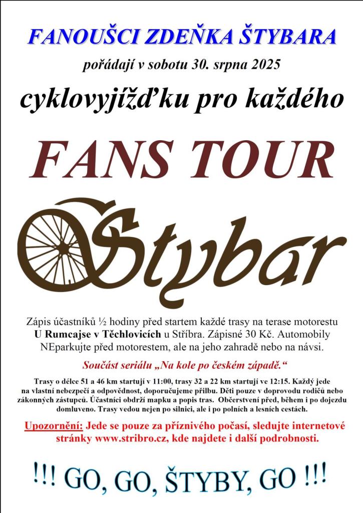 cyklovyjížďka Fans Tour Štybar