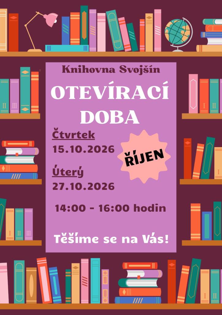 Otevírací doba knihovny
