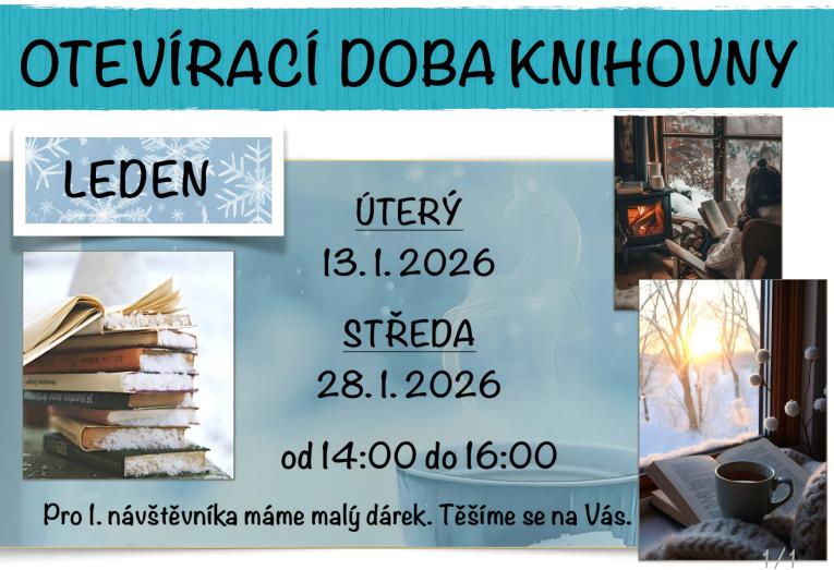 Otevírací doba knihovny