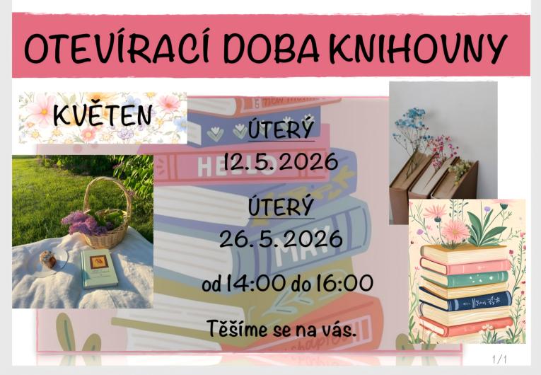 otvírací doba knihovny